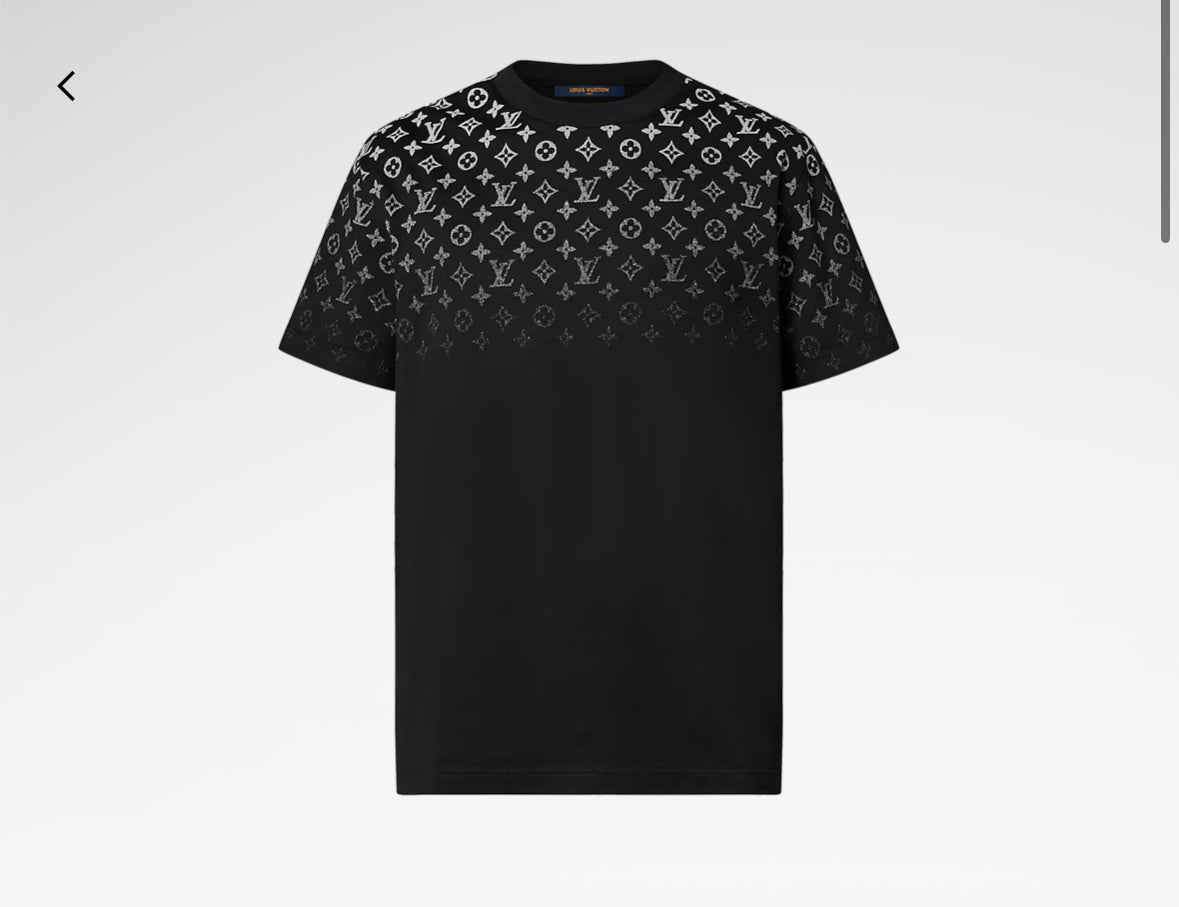 Louis Vuitton\ Gradient Cotton T-Shirt size:XL