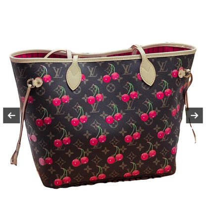 Louis Vuitton Neverfull leather tote